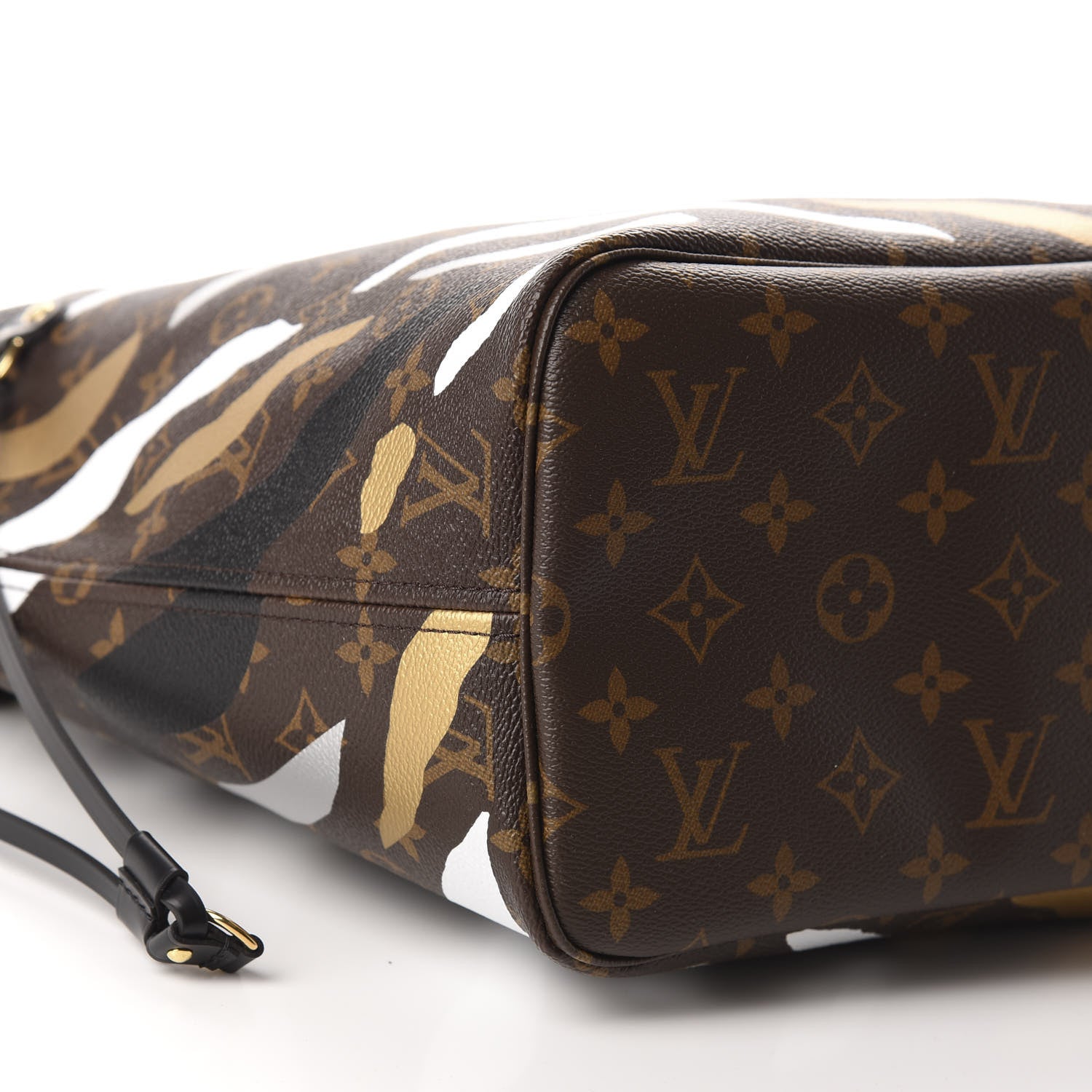 Louis Vuitton X LOL Monogram Neverfull MM Gold Silver 5 of 9