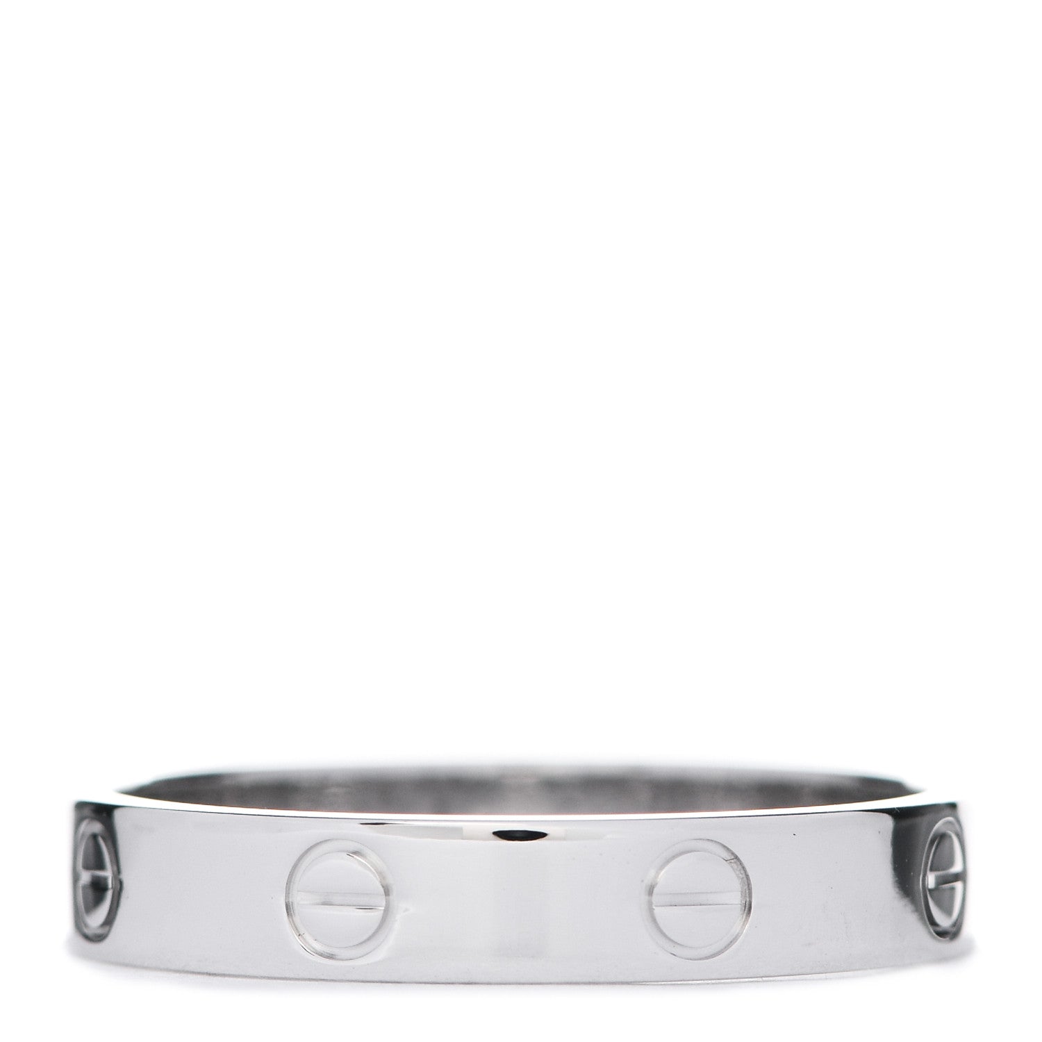Cartier 18K White Gold 3.5mm LOVE Wedding Band Ring 62 10 3 of 4