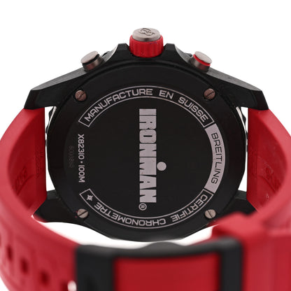 Breitling Breitlight Rubber 44mm Endurance Pro Ironman Chronograph Quartz Watch Red X82310 4 of 5