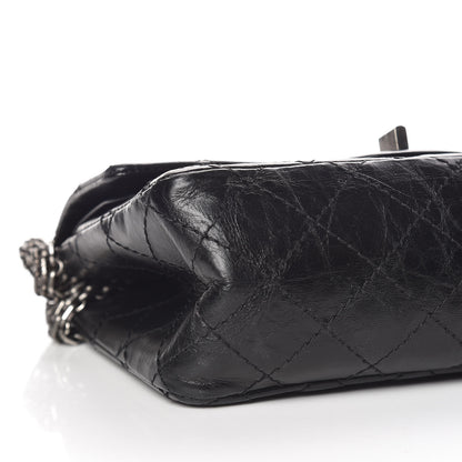 Chanel Aged Calfskin Quilted 2.55 Reissue 224 Flap Black 5 of 9