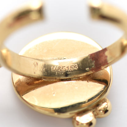 Louis Vuitton Crystal Strass Miss Windsor Fleur Ring Set Gold 4 of 7