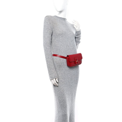 Celine Smooth Calfskin Tassel Belt Bag Red 2 of 12