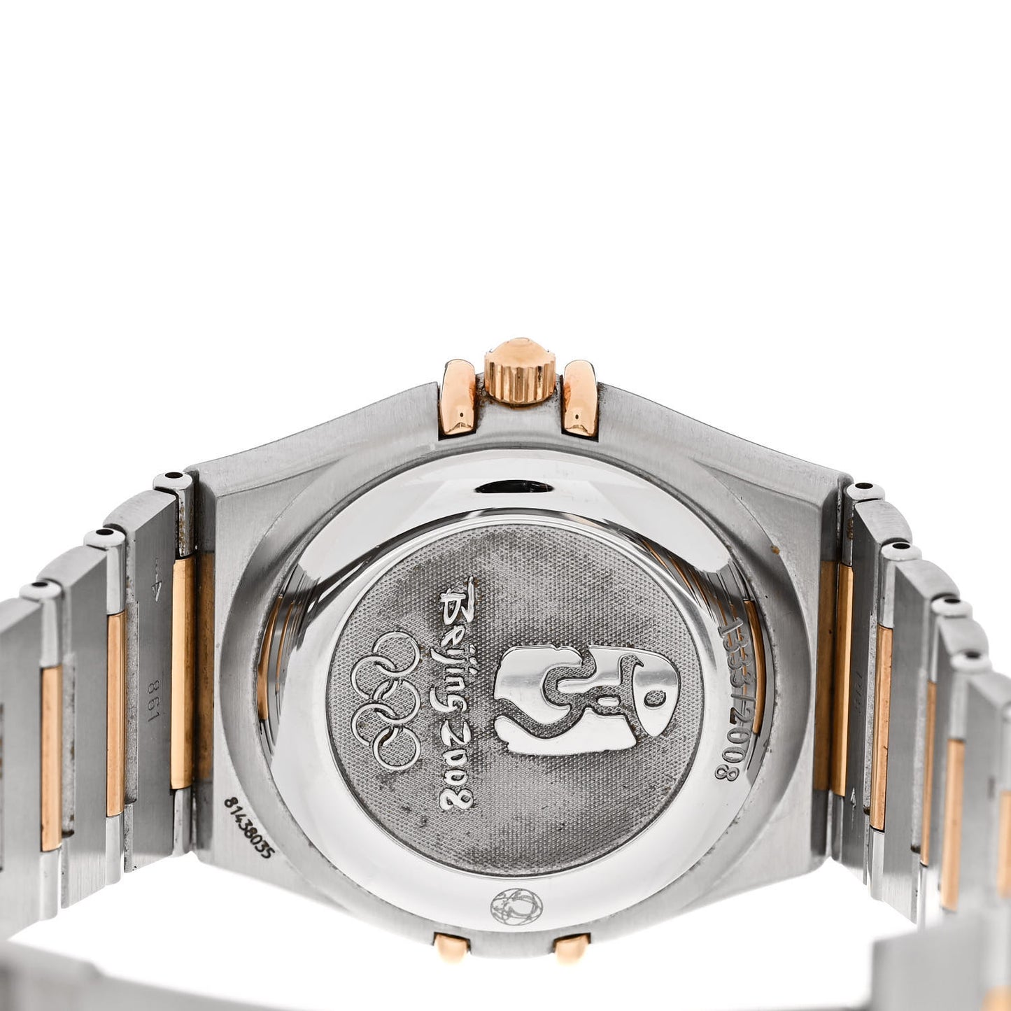Stainless Steel 18K Red Gold Diamond 35mm Constellation Co-Axial Automatic Watch 111.20.36.20.52.001