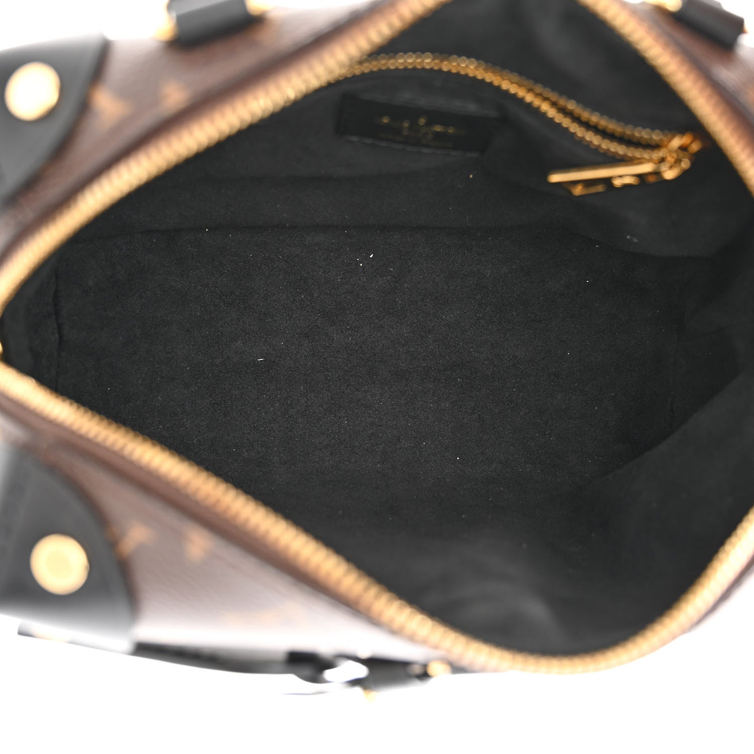 Louis Vuitton Monogram Petite Malle Souple Black 5 of 10
