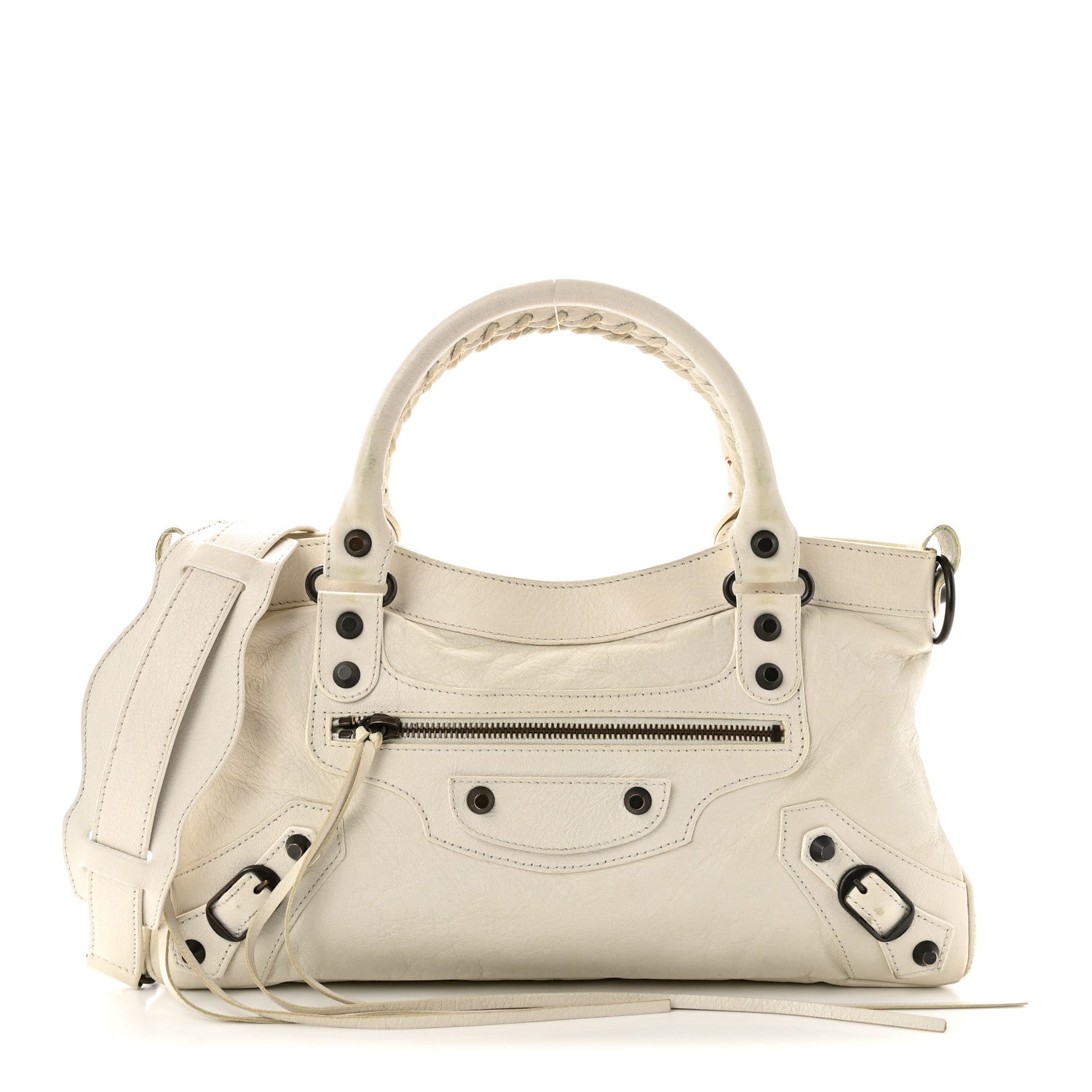 Balenciaga Agneau Classic Hardware First White Light 1 of 12