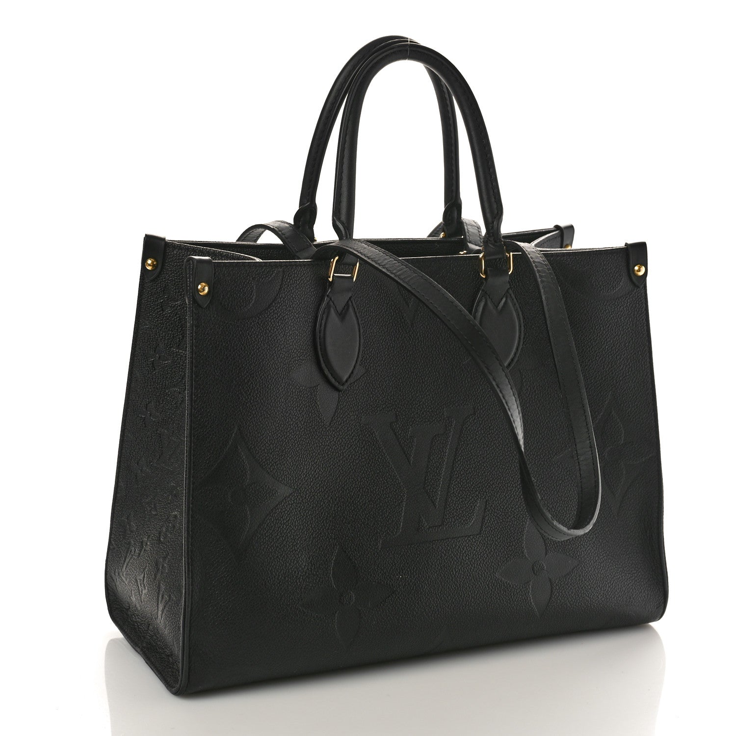 Louis Vuitton Empreinte Monogram Giant Onthego MM Black 3 of 16