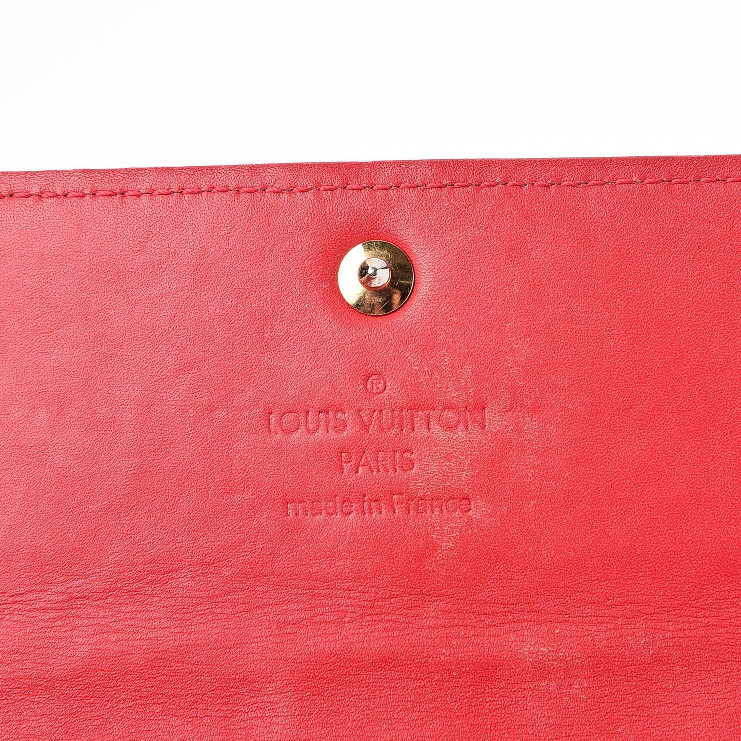 Vernis Sarah Wallet Rouge Grenadine