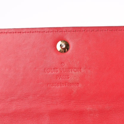 Louis Vuitton Vernis Sarah Wallet Rouge Grenadine 7 of 12