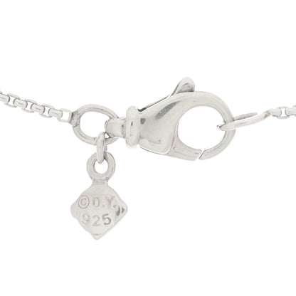David Yurman Sterling Silver Pearl 8mm Petite Chatelaine Pendant Necklace 4 of 7