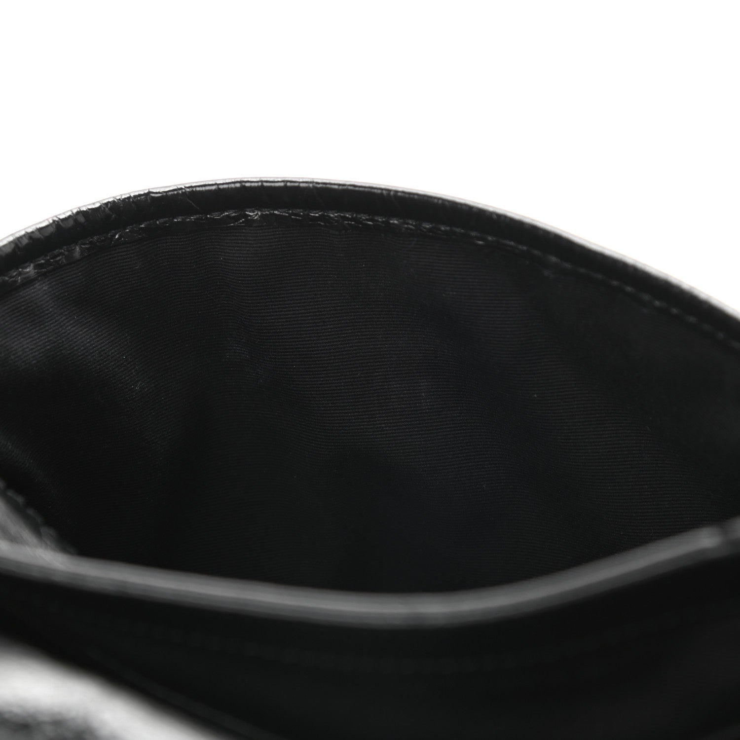 Saint Laurent Crinkled Calfskin Matelasse Monogram Medium Niki Chain Satchel Black 4 of 9