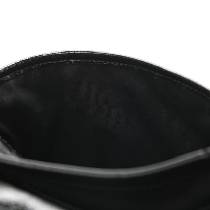 Saint Laurent Crinkled Calfskin Matelasse Monogram Medium Niki Chain Satchel Black 4 of 9