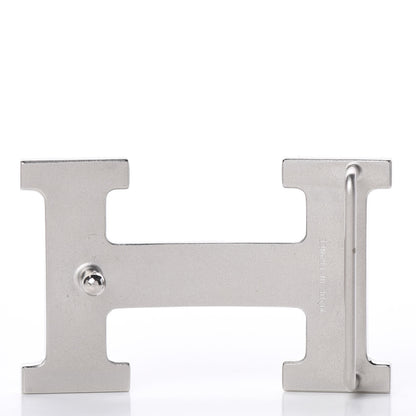 Hermes Polished Palladium 32mm H Belt Buckle Silver 3 of 4