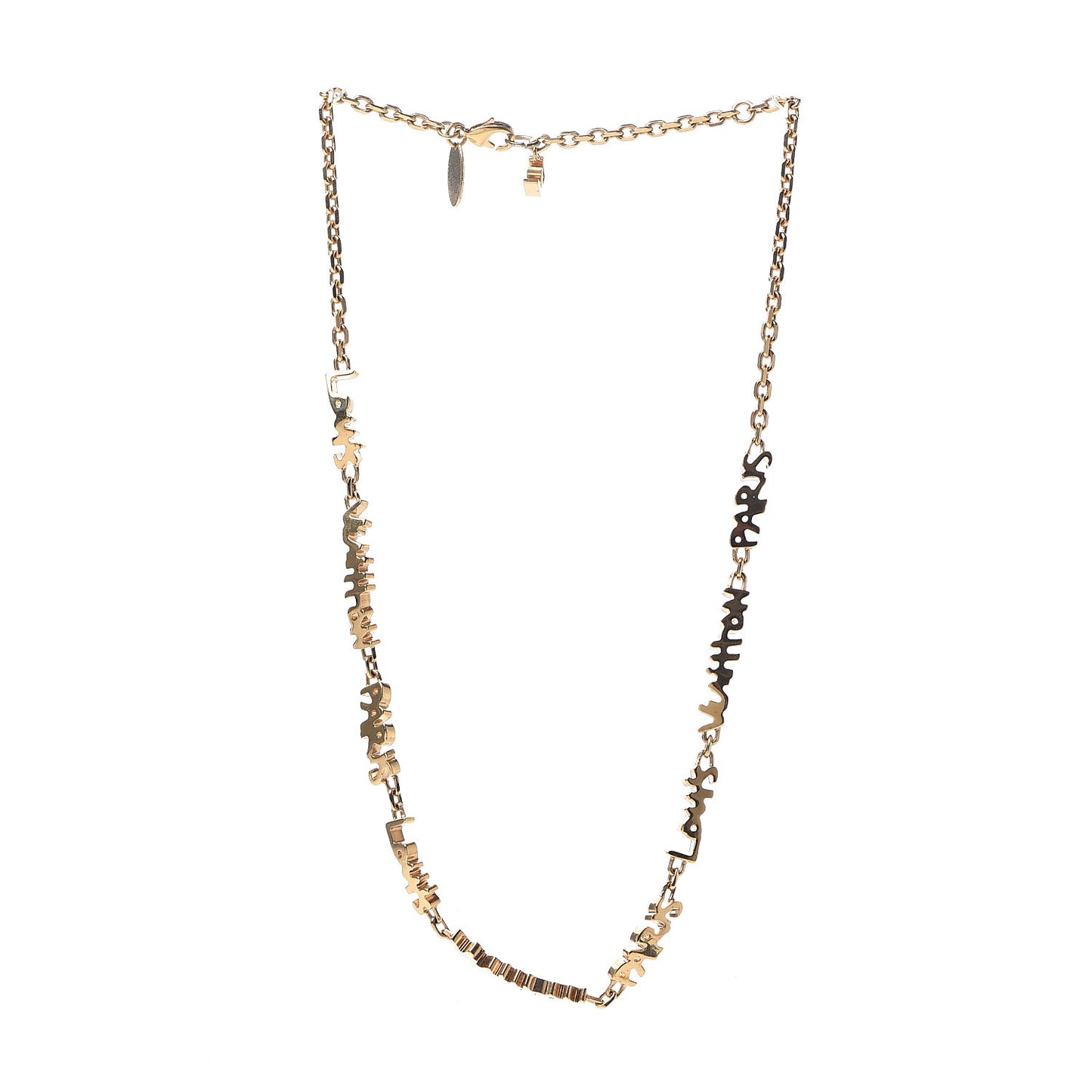 Graffiti PM Necklace Gold