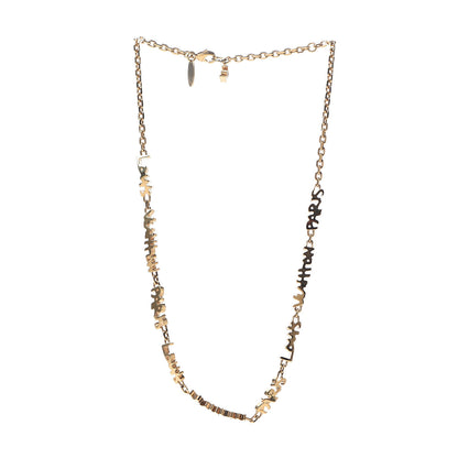 Louis Vuitton Graffiti PM Necklace Gold 2 of 5