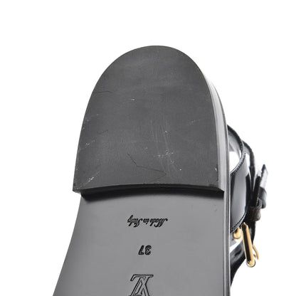 Louis Vuitton Monogram Crossroad Comfort Sandals 37 Black 10 of 13