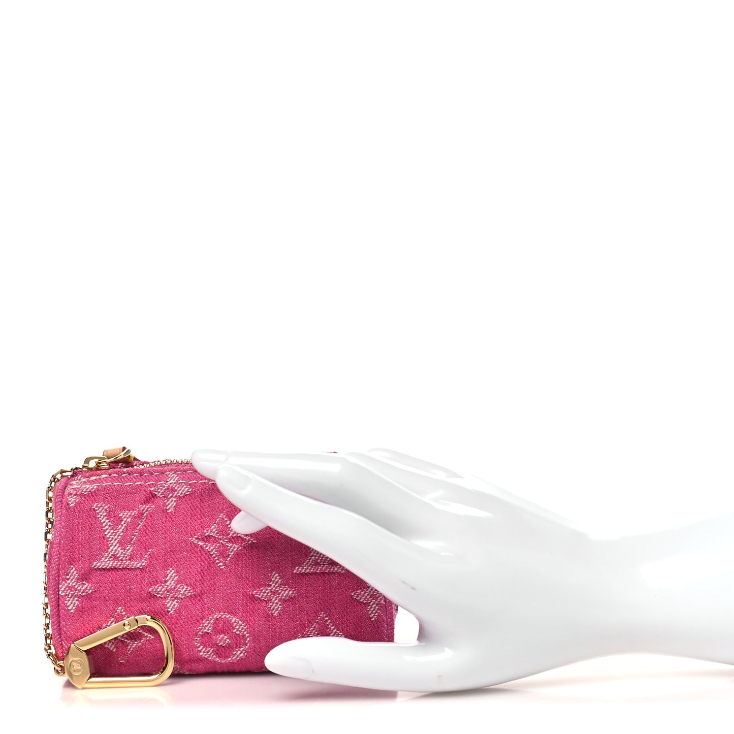 Denim Trousse Speedy Fuchsia