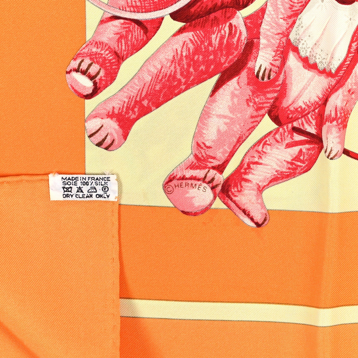 Hermes Silk Confident Des Coeurs Scarf 90 3 of 3