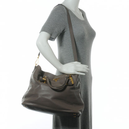 Prada Soft Calf Tote Bambu 2 of 9