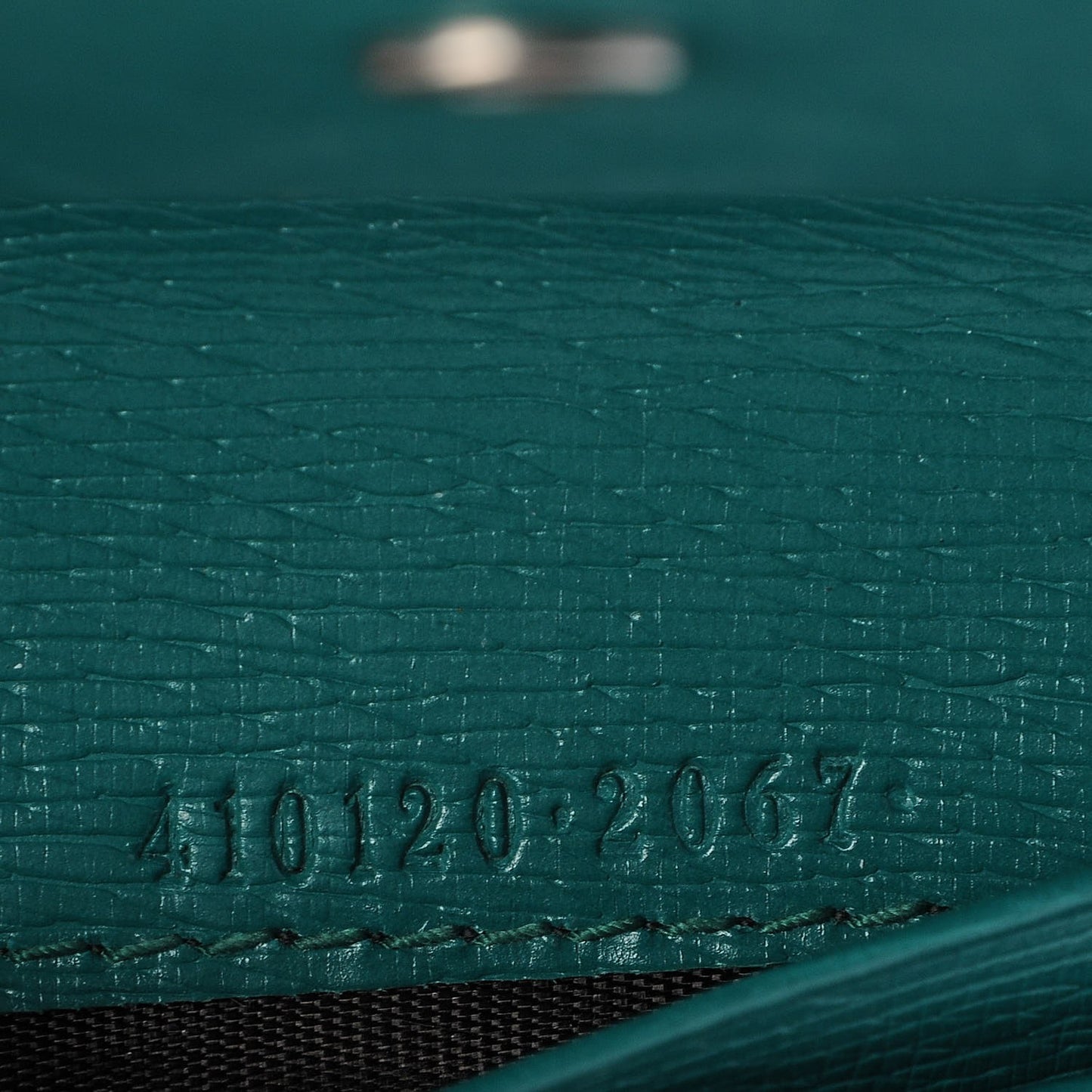 Shangai Calfskin Blooms Print Card Case Wallet Clear Bright Emerald Multicolor