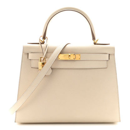 Hermes Epsom Kelly Sellier 28 Craie 1 of 10