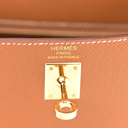 Hermes Epsom Kelly Sellier 25 Gold 6 of 11