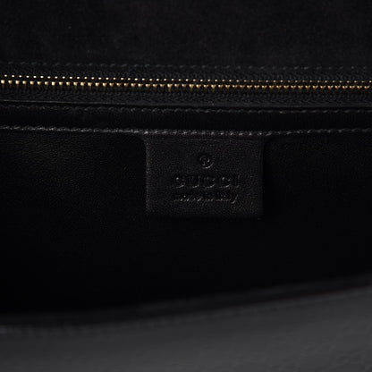Gucci Patent Microguccissima Medium Broadway Clutch Black 6 of 7