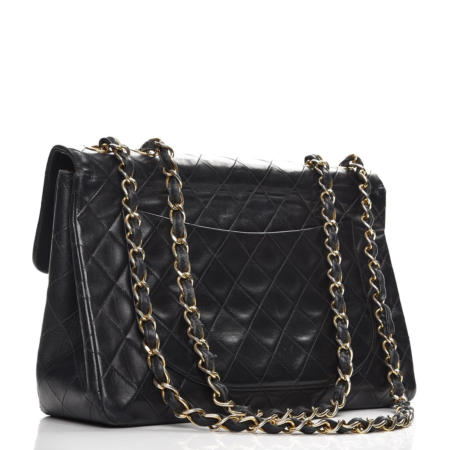 Chanel Lambskin XL Jumbo Flap Black 3 of 18