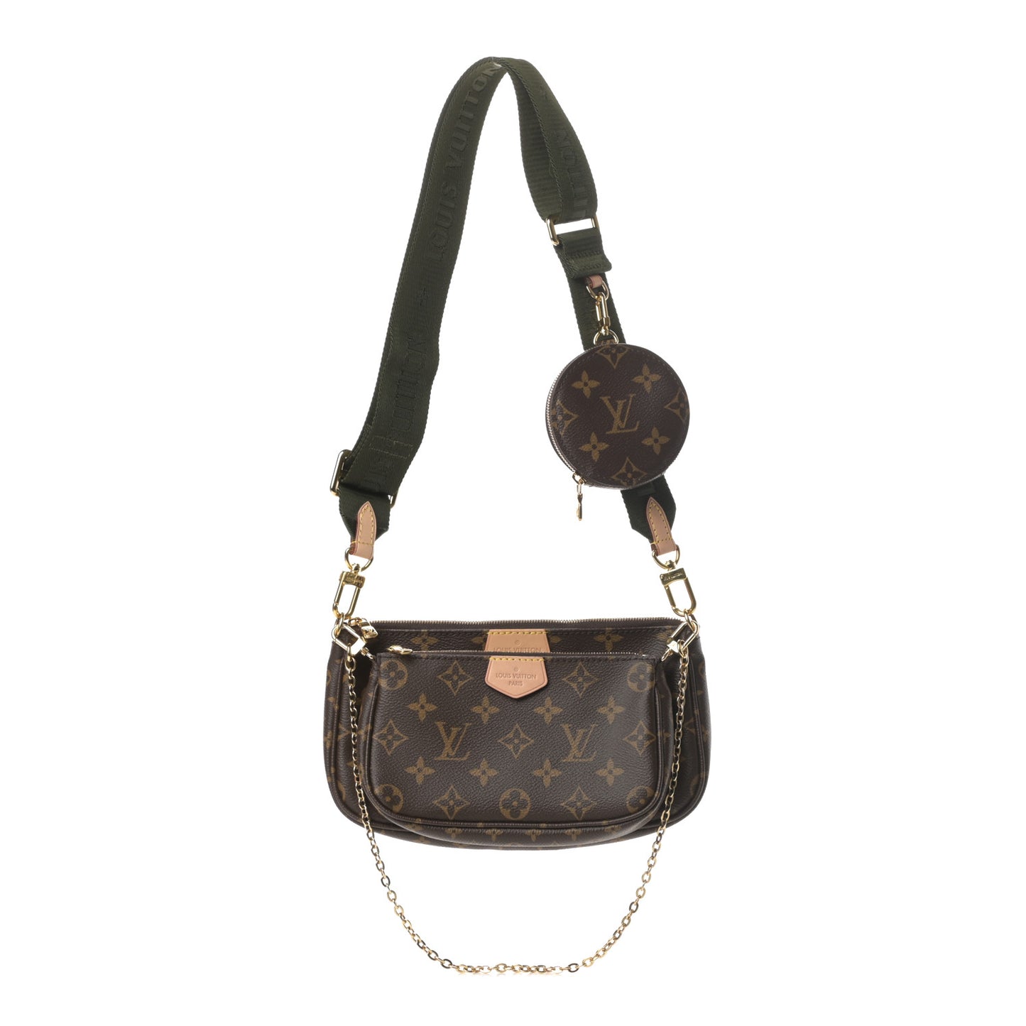 Monogram Multi Pochette Accessories Kaki