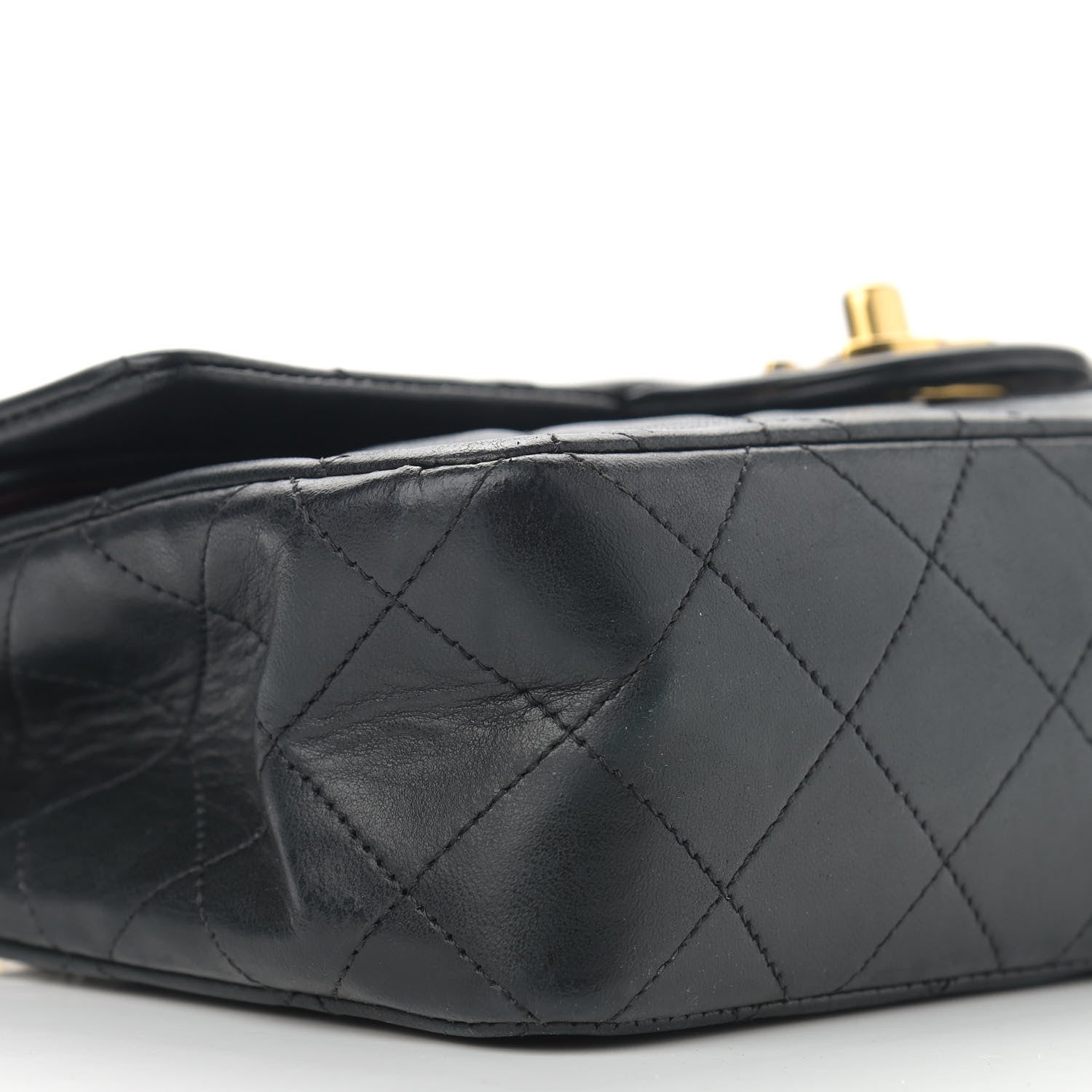 Chanel Lambskin Quilted Small Double Flap Black 10 of 14