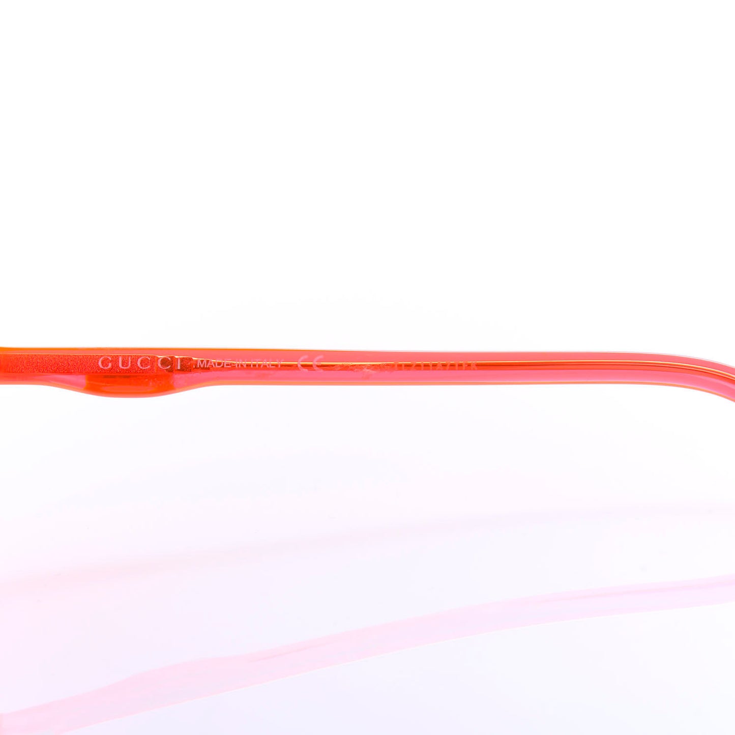 Acetate GG Sunglasses GG0257S Neon Orange
