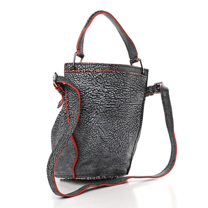 Alexander Wang Pebbled Lambskin Bucket Bag Silver Hardware 3 of 10