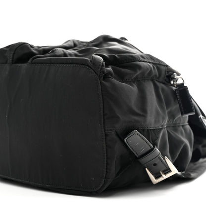 Prada Nylon Vela Medium Backpack Black 10 of 10