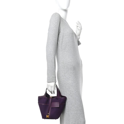 Hermes Toile Goeland Swift Cargo Picotin Lock 18 Raisin Cassis 2 of 10