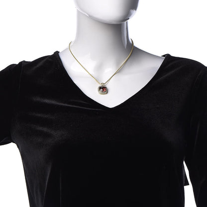 David Yurman 18K Yellow Gold Diamond Pink Tourmaline Albion Pendant Necklace 2 of 8