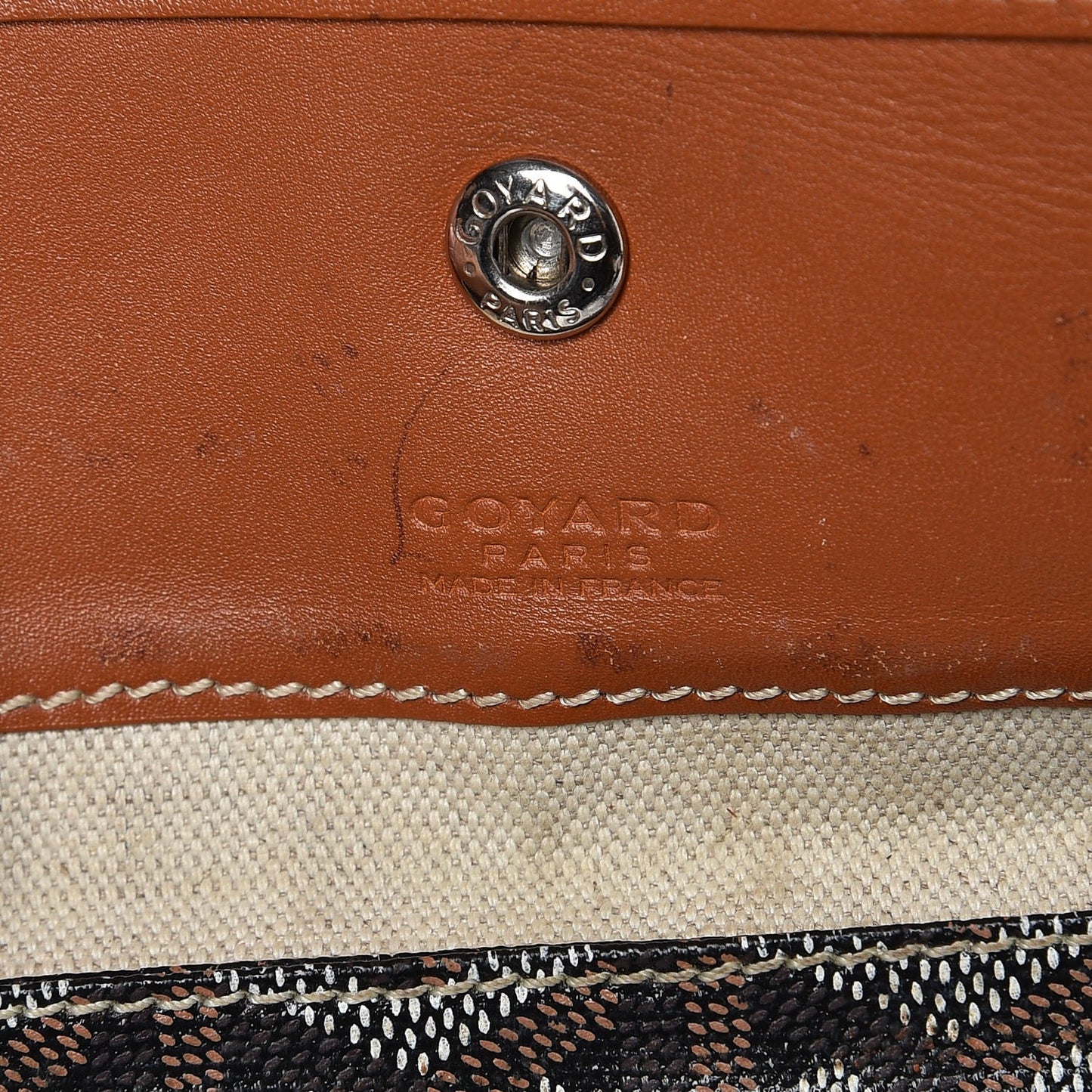 Goyardine Saint Louis GM Black Gold