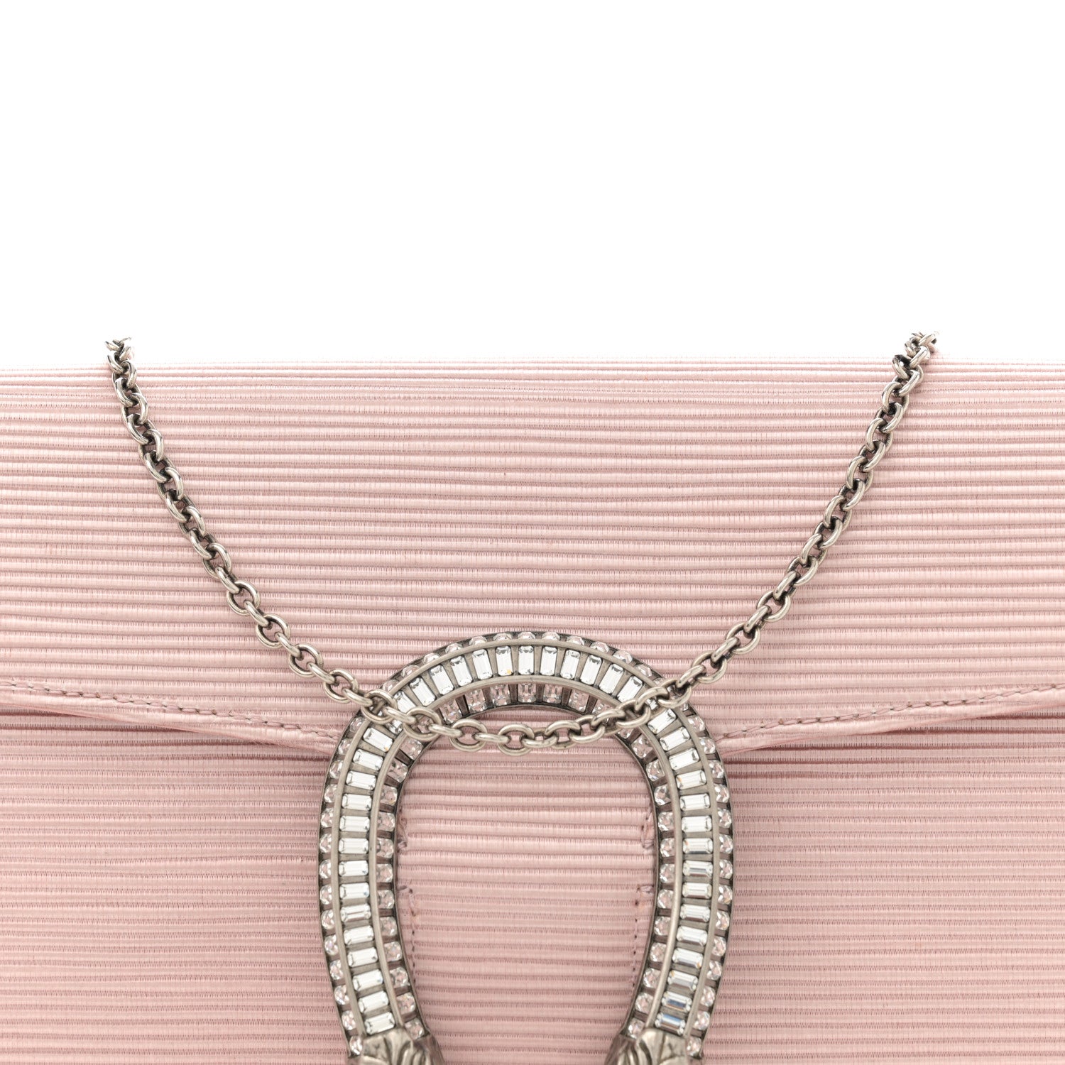 Gucci Grosgrain Satin Small Dionysus Shoulder Bag Blush 8 of 10