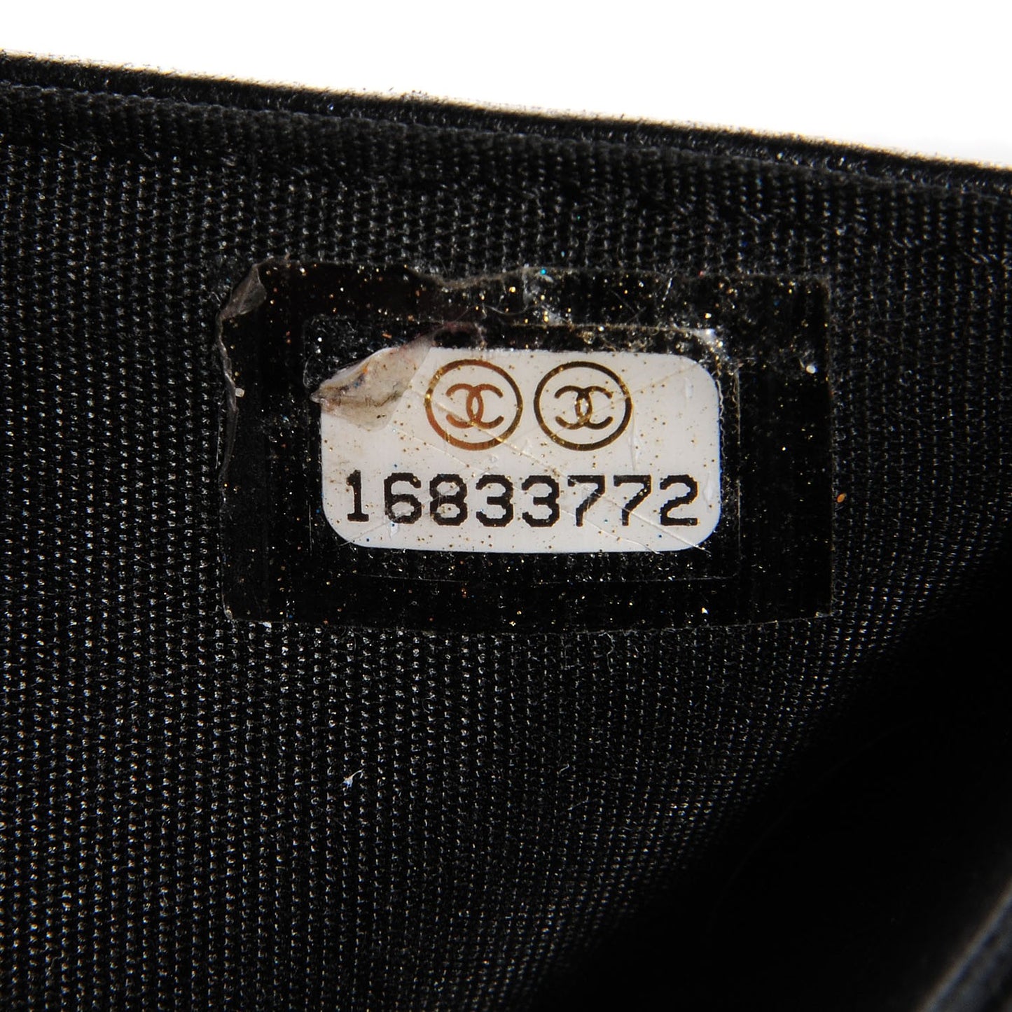 Lambskin Quilted Compact Boy Wallet Black