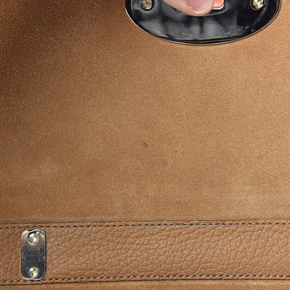 Mulberry Glossy Goatskin Medium Lily Deer Brown 13 of 15