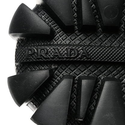 Prada Nappa Logo Embossed Thunder Sole 50mm Sport Sandals 36 Black 8 of 9