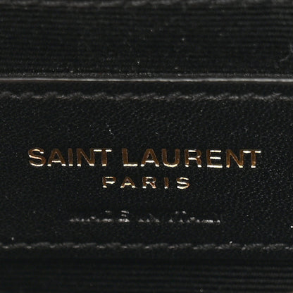 Saint Laurent Calfskin Y Quilted Monogram Toy Loulou Crossbody Bag Taupe 6 of 13