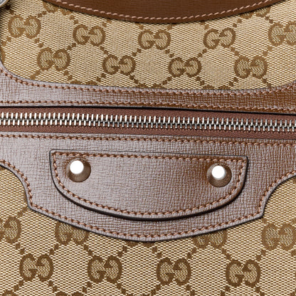 Balenciaga X GUCCI GG Monogram Azalea Calfskin Neo Classic Silver Hardware Medium City Beige Ebony Brown Sugar 8 of 10