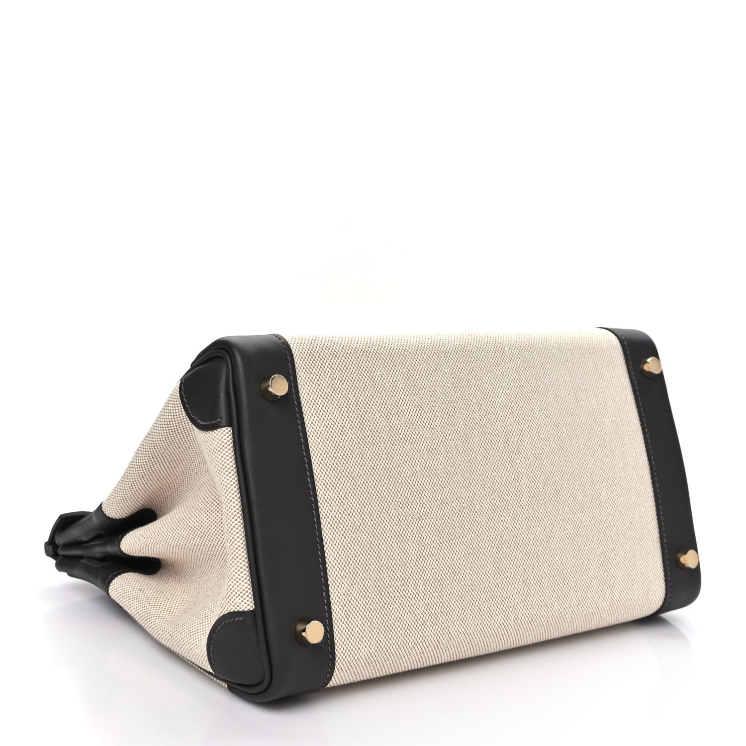 Hermes Toile H Swift Birkin 30  Ecru Bai Brun 3 of 9