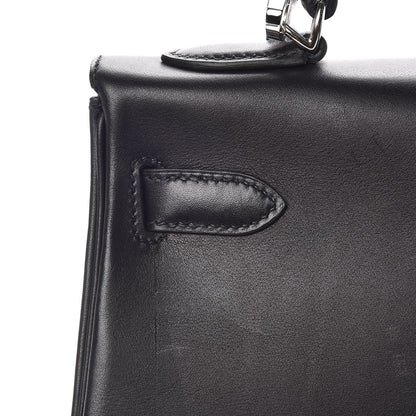 Hermes Evercalf Kelly Retourne 32 Black 16 of 42