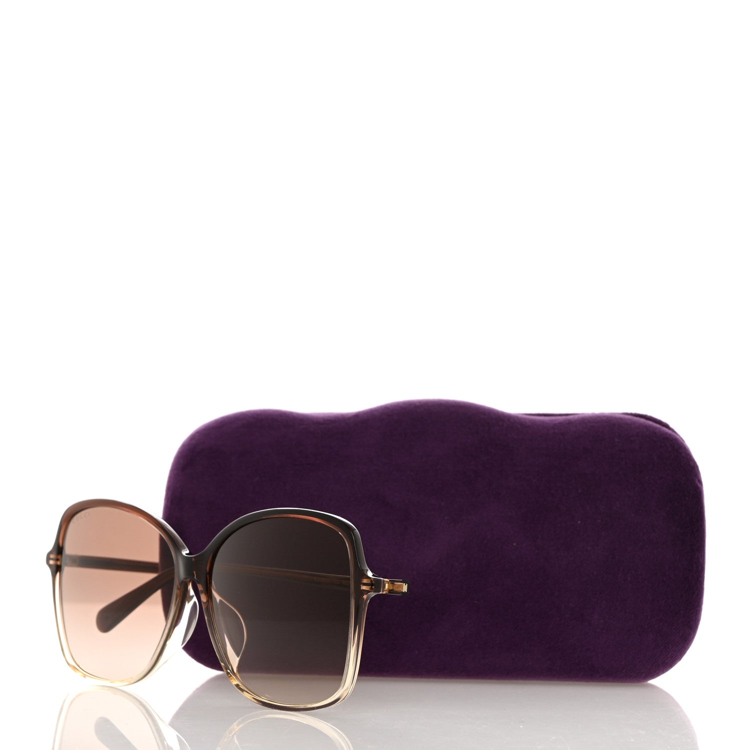 Gucci Acetate Oversize Round Frame Sunglasses GG0546SK Tortoise 8 of 8