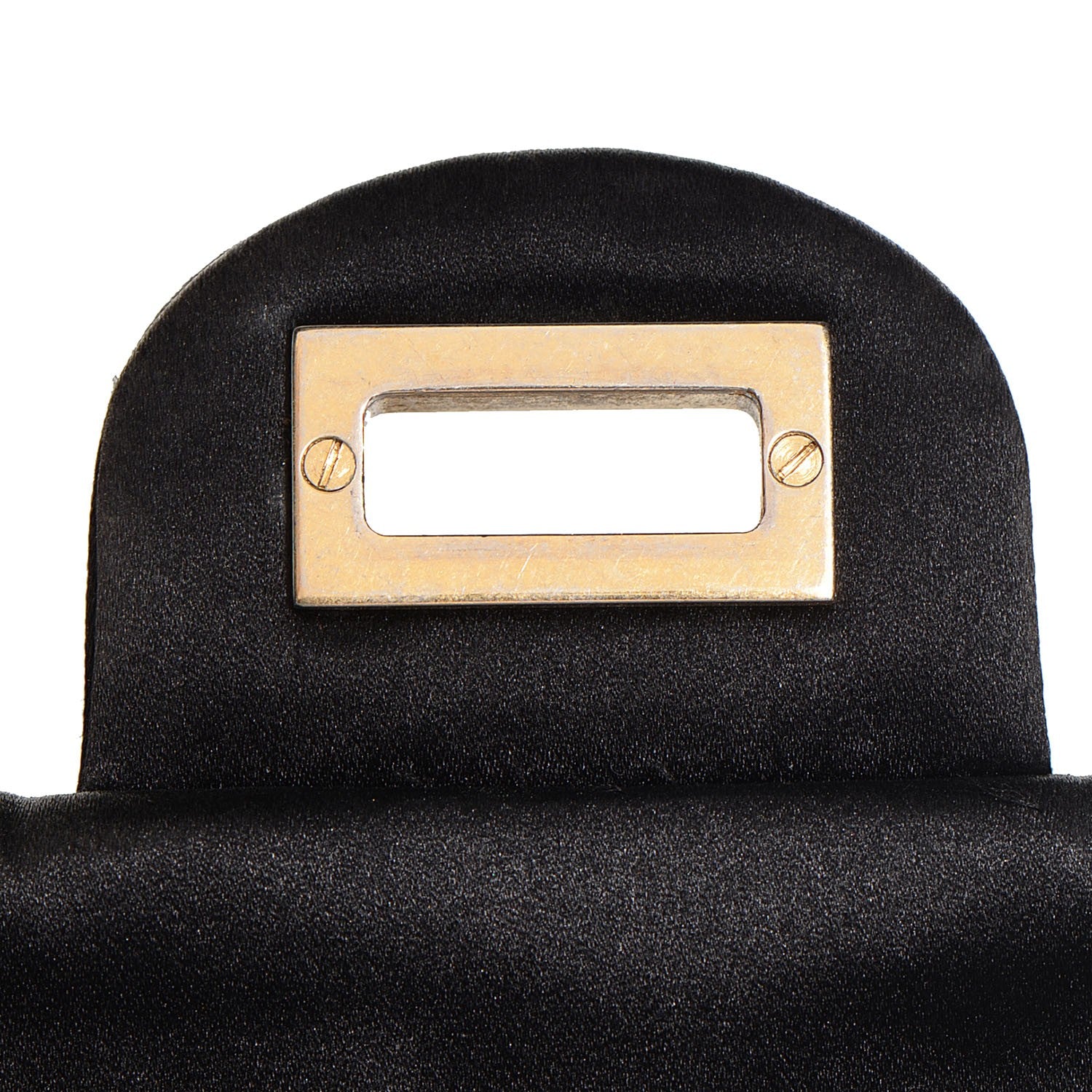 Chanel Satin Coco's Croc East West Double Flap Black 6 of 8