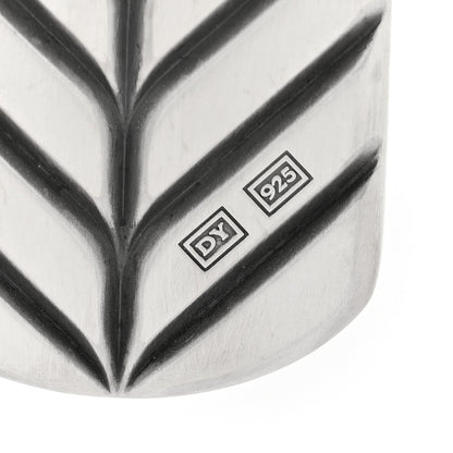 David Yurman Sterling Silver Pietersite 42mm Dog Tag Pendant 4 of 4