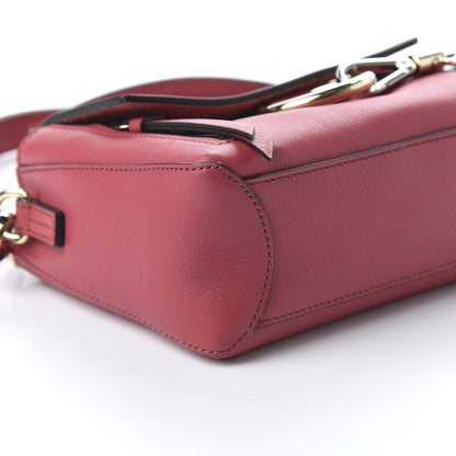 Chloe Calfskin Mini Faye Day Shoulder Bag Scarlet Pink 6 of 9