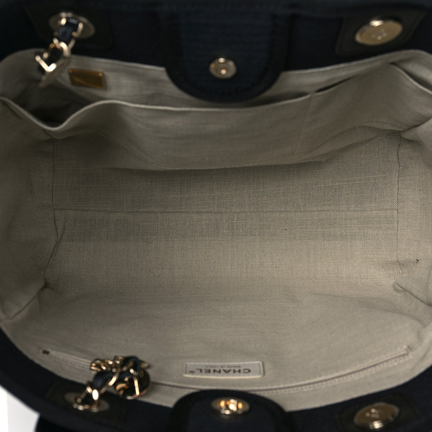 Mixed Fibers Small Deauville Tote Black