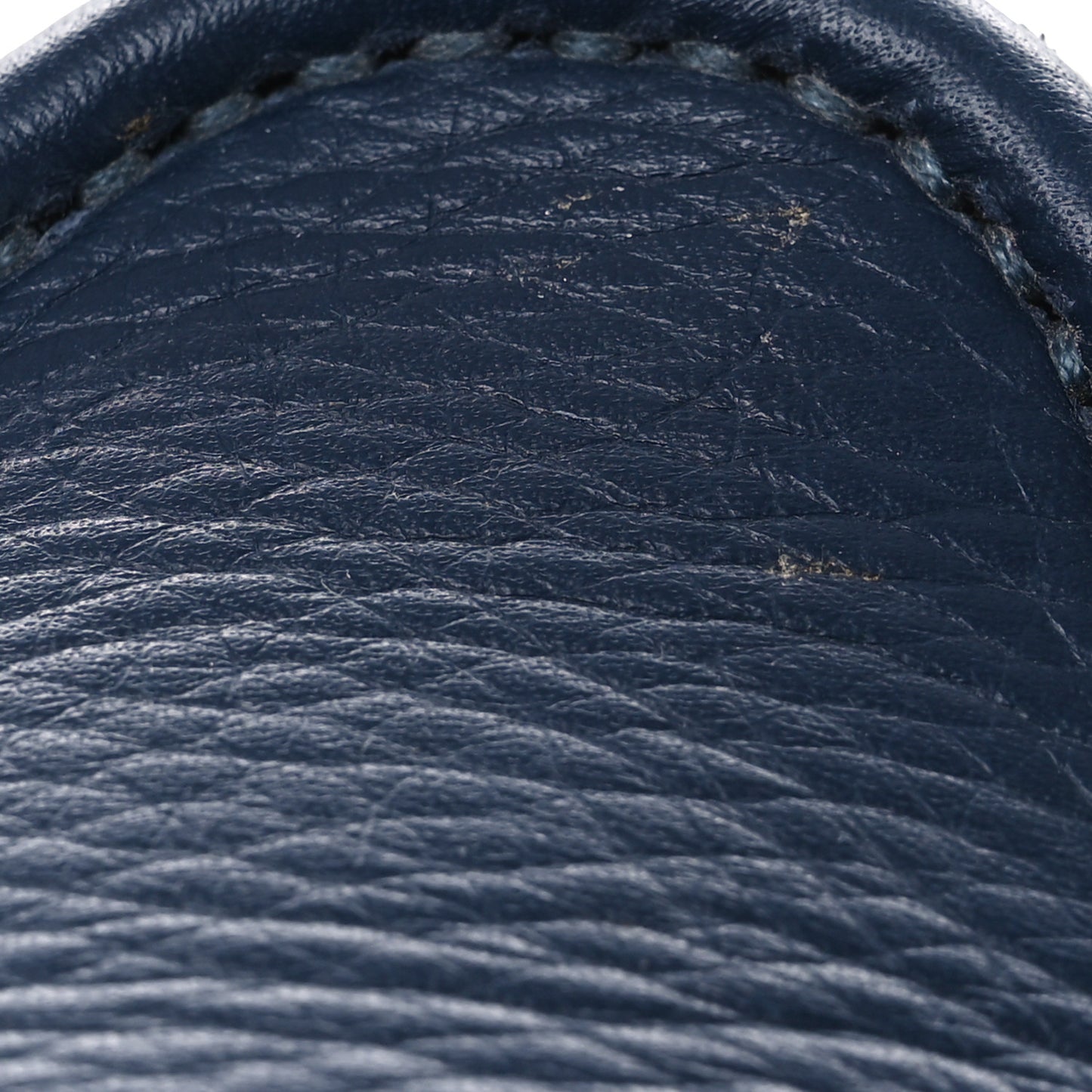 Road Calfskin Web Mens Horsebit Driver Loafers 9 Maritime