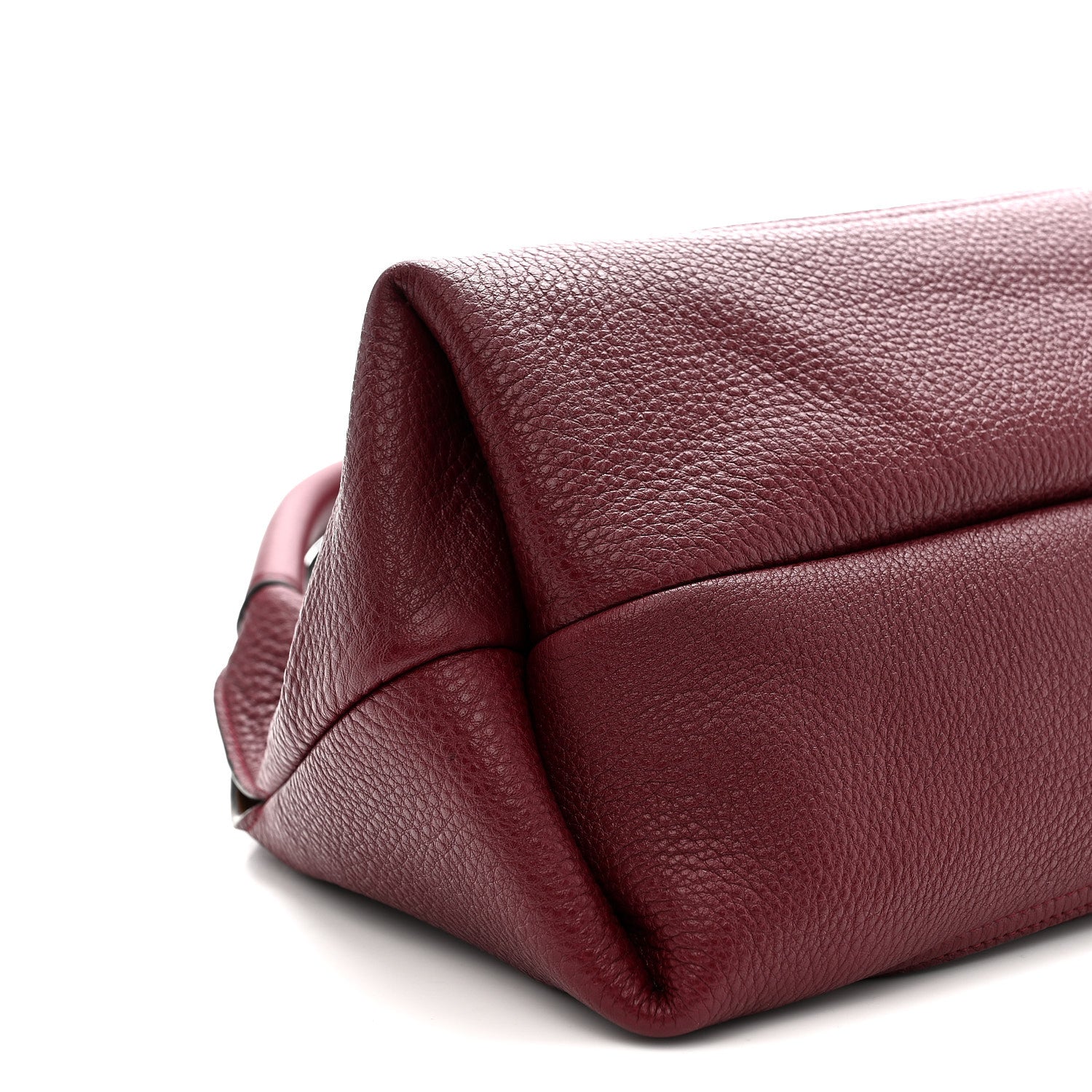 Gucci Grained Calfskin Softbit Medium Shoulder Bag Rosso Ancora 8 of 9